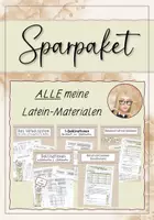 Vorschau - Arbeitsblätter - Sparpaket: ALLE meine Latein-Materialien - Deckblatt