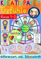 Vorschau - Unterrichtsreihen - Gefühle Klasse 1-2 KREATIVPAKET differenziert - Deckblatt