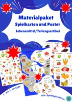 Vorschau - Spiele - Materialpaket Lebensmittel: Teilungsartikel (kompatibel mit À plus!1 (2020)) - Deckblatt