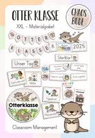 Vorschau - Stationenlernen - Otter-Klasse Classroom Management - Materialpaket (1./2./3./4. Klasse) - Deckblatt