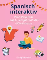 Vorschau - Unterrichtsreihen - Spanisch unterrichten leicht gemacht – Das Profi-Paket für das neue Schuljahr - Deckblatt
