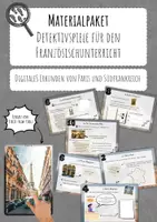Vorschau - Spiele - Materialpaket - Virtuelle Detektivspiele - Deckblatt