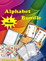 Aperçu - Matériel pour travaux manuels / dessin - Educational ABC Bundle for Kids - Page de couverture