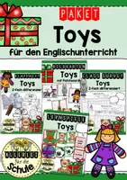 Vorschau - Spiele - Materialpaket "Toys" für den Englischunterricht - Deckblatt