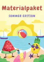 Vorschau - Arbeitsblätter - Materialpaket Aktivitätsbuch für Kinder der 1. & 2. Klasse 🎨🔢 Sommer Spaß für erste Schulwoche nach den Ferien - Deckblatt