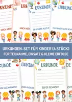 Vorschau - Anderer Materialtyp - Urkunden & Zeugnisse für Kinder (4 Stück) – zur Motivation in Schule, für Auszeichnungen im Schulalltag und bei Veranstaltungen & kleine Erfolge - Deckblatt