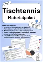 Vorschau - Unterrichtsreihen - Tischtennis - Materialpaket (Reihenplanung und Theorie) - Deckblatt