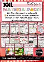 Vorschau - Arbeitsblätter - XXL-Materialpaket: Alle Materialien zur klassischen Genetik (Mendel) - Deckblatt