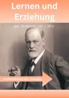 Vorschau - Arbeitsblätter - Materialpaket📘 Lernprozesse – Lernfähigkeit, klassische Konditionierung, Kognitivismus, Inklusion uvm. - Deckblatt