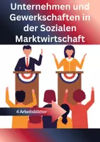 Vorschau - Arbeitsblätter - Materialpaket Unternehmen und Gewerkschaften in der Sozialen Marktwirtschaft - Deckblatt