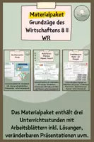Vorschau - Stundenentwürfe - Grundzüge des Wirtschaftens | Materialpaket WR 8/9 - Deckblatt