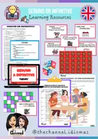 Aperçu - Préparation de séance / Séance complète - GERUNDS AND INFINITIVES – Learning Resource Pack - Page de couverture
