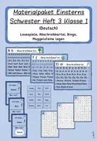 Vorschau - Stationenlernen - Materialpaket Einsterns Schwester Heft 3 Klasse 1 - Deckblatt