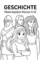 Vorschau - Mal- und Bastelvorlagen - Großes GESCHICHTE Materialpaket Klasse 5-10 - weiter wachsend! - Deckblatt