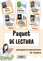 Vista previa - Unidades / Secuencias / Situaciones de Aprendizaje - Pack de comprensió lectora (llibres d'ESO i Batxillerat) 1 - Portada