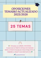 Vista previa - Para docentes: organización, planificación y formación - 25 TEMAS OPOSICIONES CUERPO DE MAESTROS - PRIMARIA - Portada