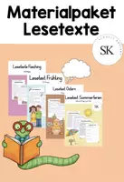 Vorschau - Arbeitsblätter - Materialpaket Lesetexte - Deckblatt