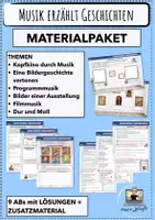 Vorschau - Arbeitsblätter - Materialpaket – Musik erzählt Geschichten - Deckblatt