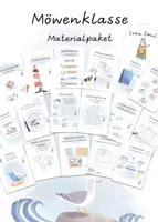 Vorschau - Präsentationen/Tafelbilder - Klassentier Möwe Materialpaket - Deckblatt