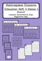 Vorschau - Stationenlernen - Materialpaket Einsterns Schwester Heft 4 Klasse 1 - Deckblatt