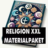 Vorschau - Arbeitsblätter - RELIGION - XXL KOMPLETTPAKET - Deckblatt