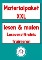 Vorschau - Stundenentwürfe - Bundle: Lesen und malen! - Deckblatt