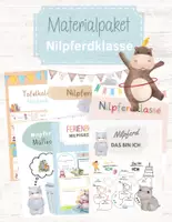 Vorschau - Arbeitsblätter - Materialpaket für die Nilpferdklasse - wachsendes Bundle - Deckblatt