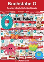 Vorschau - Unterrichtsreihen - Materialpaket - Buchstabe O XXL Paket Wortschatzpaket - DaZ/DaF, Deutsch, Sachunterricht (Grundschule) - Deckblatt