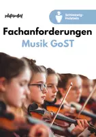 Vorschau - Unterrichtsreihen - 🎼 Sparpaket XXL: Musik – Fachanforderungen Musik Schleswig-Holstein (Sekundarstufe II) - Deckblatt