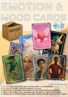 Vorschau - Spiele - Bundle Moodys – Emotion & Mood Cards for Classes 3-12 for English, Social-Emotional Learning, EFL, Ethics, Classroom Management - Deckblatt