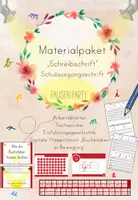 Vorschau - Arbeitsblätter - Materialpaket Schreibschrift SAS - Deckblatt