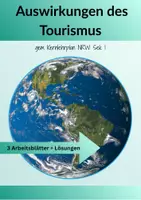 Vorschau - Arbeitsblätter - Auswirkungen des Tourismus - Nutzung, Konflikte und Nachhaltigkeit im Wandel - Deckblatt