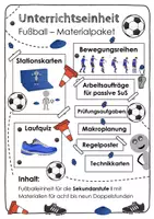 Vorschau - Unterrichtsreihen - Unterrichtseinheit Fußball. Materialpaket - Deckblatt