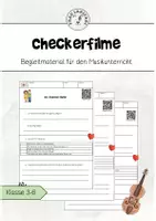 Vorschau - Arbeitsblätter - Materialpaket Checkerfilme Musikunterricht KL 3-4 - Deckblatt
