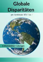 Vorschau - Arbeitsblätter - 🌐 Materialpaket Globale Disparitäten – Ursachen, Auswirkungen & Perspektiven - Deckblatt