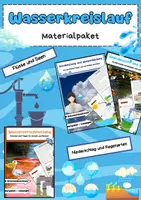 Vorschau - Arbeitsblätter - Der Wasserkreislauf Materialpaket - Deckblatt