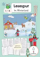 Vorschau - Arbeitsblätter - Lesespurgeschichte Winter | Kl. 1 - 4 - Deckblatt