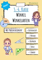 Vorschau - Unterrichtsreihen - WINKEL & WINKELARTEN - Deckblatt