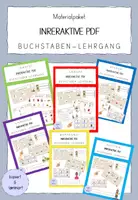 Vorschau - Präsentationen/Tafelbilder - Materialpaket - Buchstabenlehrgang - interaktives Lernen - Deckblatt
