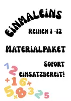 Vorschau - Unterrichtsreihen - Reihentraining 1 - 12 Materialpaket! - Deckblatt