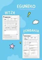 Vista previa - Hojas de trabajo - Eguneko hitza eta zenbakia - Portada