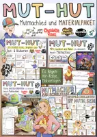 Vorschau - Stundenentwürfe - Mut-Hut Mutmachlied PAKET (Musik + fächerübergreifend) - Muthut - Deckblatt