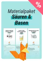 Vorschau - Arbeitsblätter - Säuren & Basen Materialpaket mit Arbeitsblättern, Experimenten und Theorie - Deckblatt
