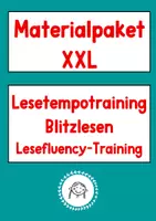 Vorschau - Stundenentwürfe - Bundle: Lesetraining. Lesetempo steigern. Blitzlesen - Deckblatt