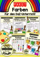 Vorschau - Spiele - Materialpaket Farben (DaZ/DaF) - Deckblatt