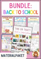 Vorschau - Arbeitsblätter - BUNDLE: Back to School im Englischunterricht – Spiele & Icebreaker für Klasse 5–7 (PDF) - Deckblatt