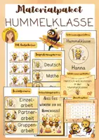 Vorschau - Spiele - Materialpaket rund um die Hummelklasse - Deckblatt