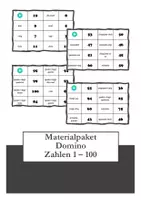 Vorschau - Spiele - Materialpaket Domino - Zahlen 1 - 100 - Deckblatt