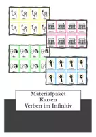 Vorschau - Spiele - Materialpaket Karten – Verben im Infinitiv - Deckblatt