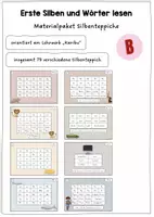 Vorschau - Bildkarten - Großes Materialpaket Silbenteppiche - Karibu Lehrwerk - Deckblatt